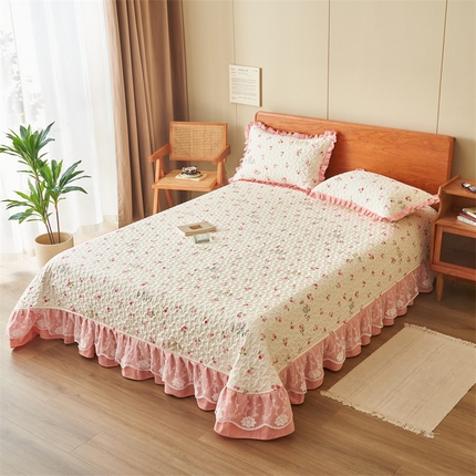 91家纺网 家纺一手货源 找家纺 （总）恒爱 2023新款全棉床盖三件套