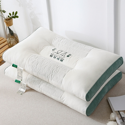 91家纺网 家纺一手货源 找家纺 （总）梦叶草 2023新款全棉草本眠眠荞麦决明子护颈枕芯草本自然睡眠枕头