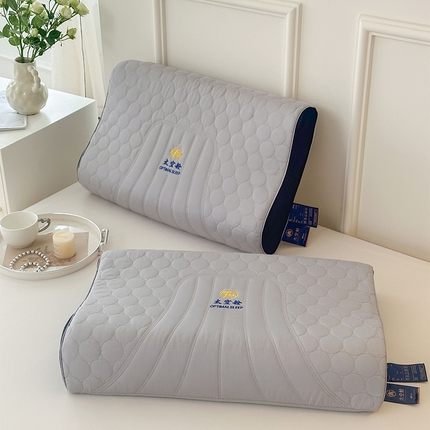 91家纺网 家纺一手货源 找家纺 （总）萌番宝 2023新款太空舱乳胶枕泰国天然乳胶枕护颈枕芯枕头