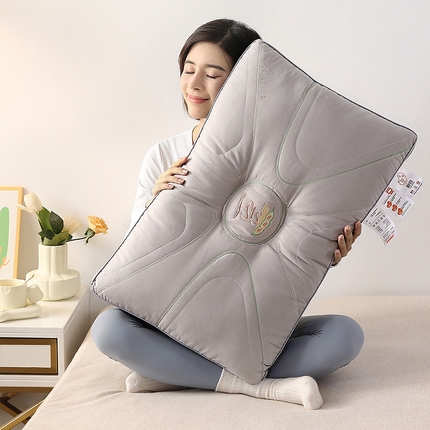 91家纺网 家纺一手货源 找家纺 （总）梦叶草 2023新款眠豆绣花大豆角枕芯大豆蛋白枕头