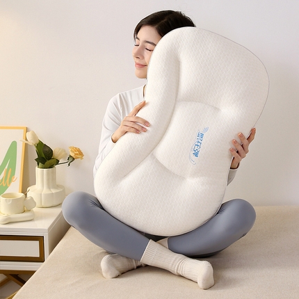 91家纺网 家纺一手货源 找家纺 （总）梦叶草 2023新款眠花弹美 肤枕芯护颈枕头