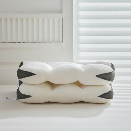 91家纺网 家纺一手货源 找家纺 梵希良品家纺 2023新款护颈枕柔软可调节分区颈椎枕家用助睡眠枕头枕芯 颈椎枕-灰色 40x60cm/只