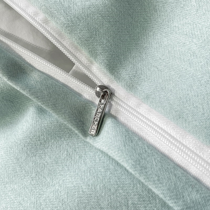 91家纺网 家纺一手货源 找家纺 涵宸家纺 2023新款原棉磨毛四件套-青叶 青叶-浅兰