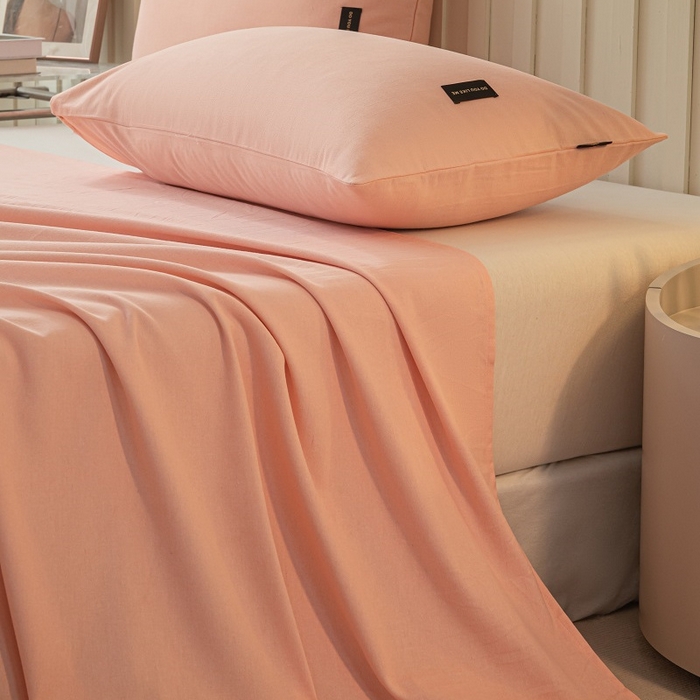 91家纺网 家纺一手货源 找家纺 涵宸家纺 棉磨毛-纯色织标-单枕套 单枕套-钻粉