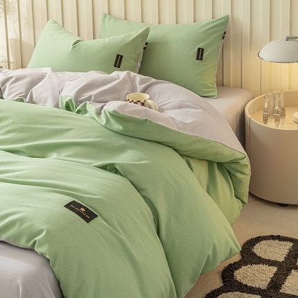 91家纺网 家纺一手货源 找家纺 （总）涵宸家纺 棉磨毛-纯色织标-单被套