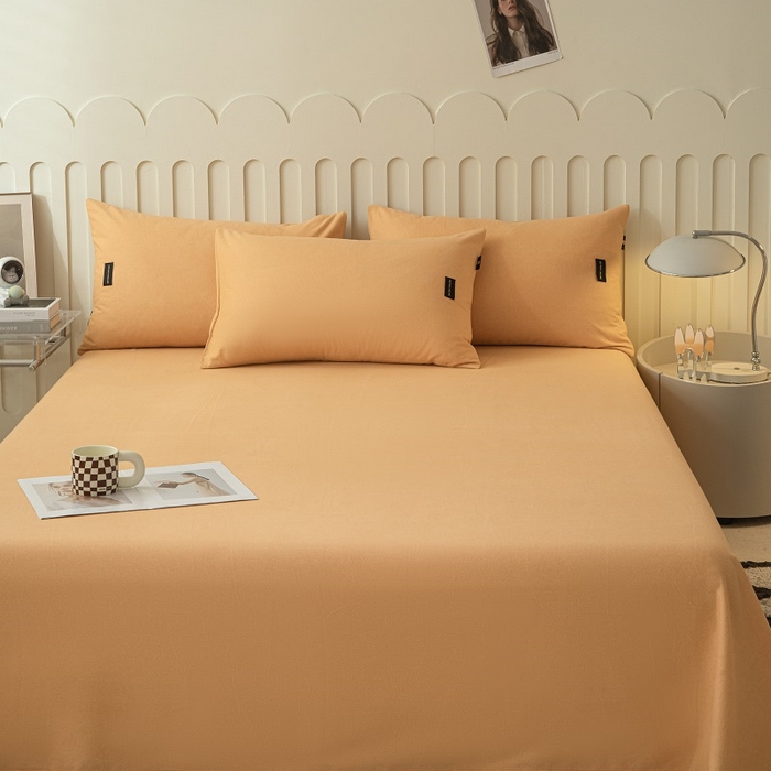 91家纺网 家纺一手货源 找家纺 涵宸家纺 棉磨毛-纯色织标-单枕套 单枕套-桔