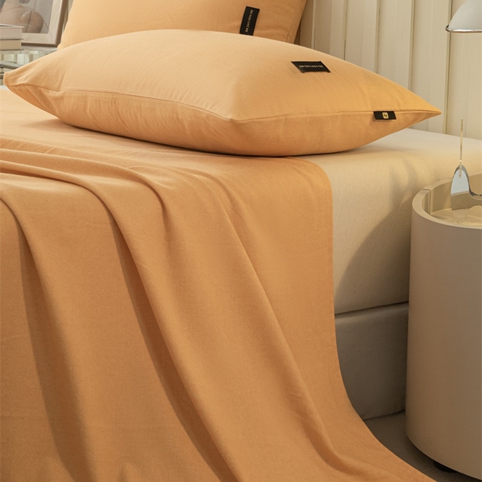 91家纺网 家纺一手货源 找家纺 涵宸家纺 棉磨毛-纯色织标-单枕套 单枕套-桔