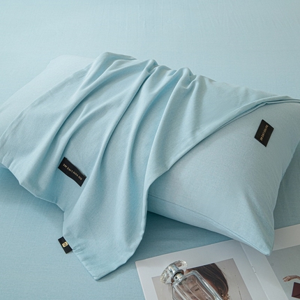 91家纺网 家纺一手货源 找家纺 （总）涵宸家纺 棉磨毛-纯色织标-单枕套