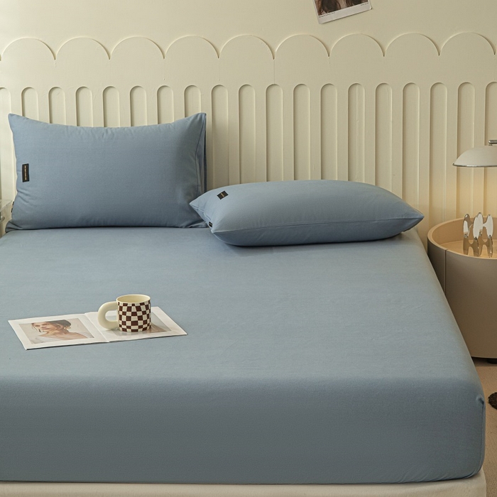 91家纺网 家纺一手货源 找家纺 涵宸家纺 棉磨毛-纯色织标-单床笠 单床笠-丈兰