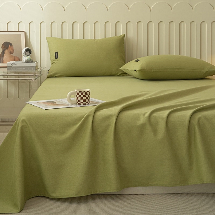 91家纺网 家纺一手货源 找家纺 （总）涵宸家纺 棉磨毛-纯色织标-单床单