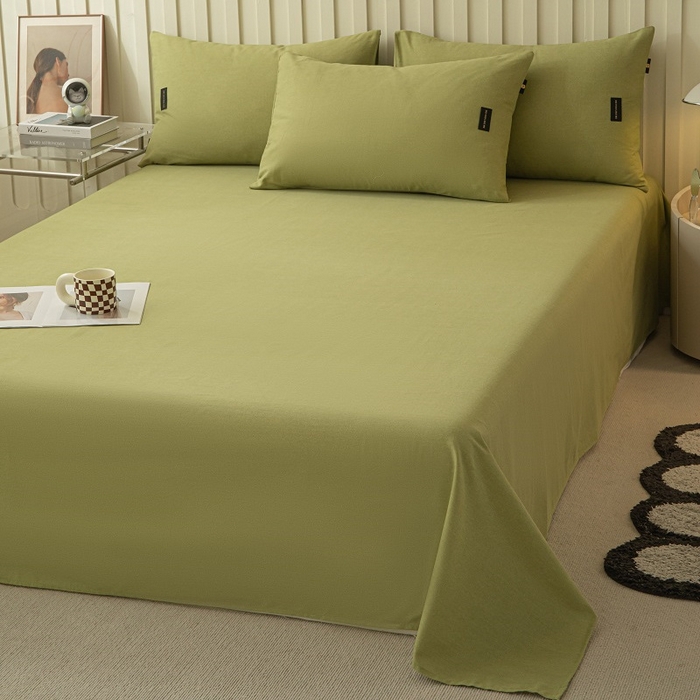 91家纺网 家纺一手货源 找家纺 （总）涵宸家纺 棉磨毛-纯色织标-单床单