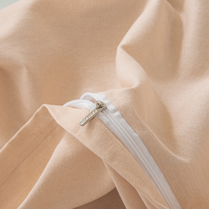 91家纺网 家纺一手货源 找家纺 涵宸家纺 棉磨毛-纯色织标-四件套（含单品） 浅绿+粉