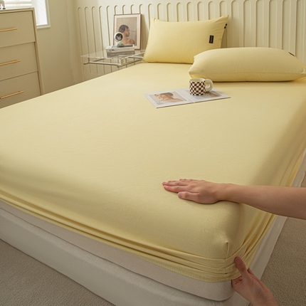 91家纺网 家纺一手货源 找家纺 （总）涵宸家纺 棉磨毛-纯色织标-单床笠