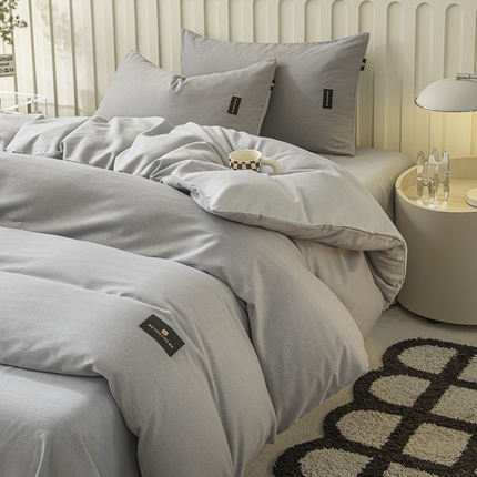 91家纺网 家纺一手货源 找家纺 （总）涵宸家纺 棉磨毛-纯色织标-单被套