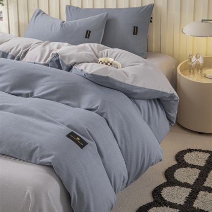 91家纺网 家纺一手货源 找家纺 （总）涵宸家纺 棉磨毛-纯色织标-单被套