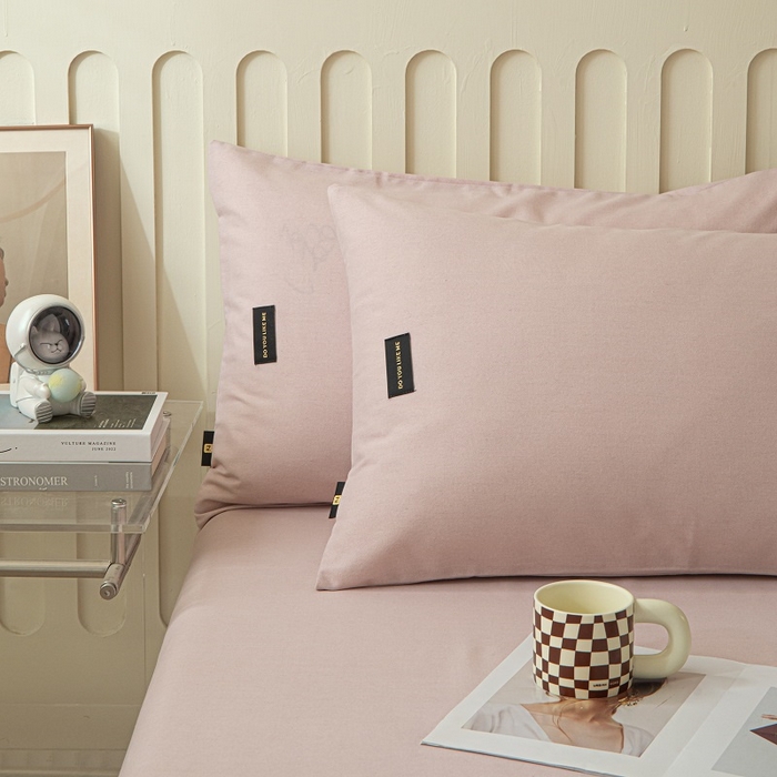 91家纺网 家纺一手货源 找家纺 涵宸家纺 棉磨毛-纯色织标-单床笠 单床笠-浅紫