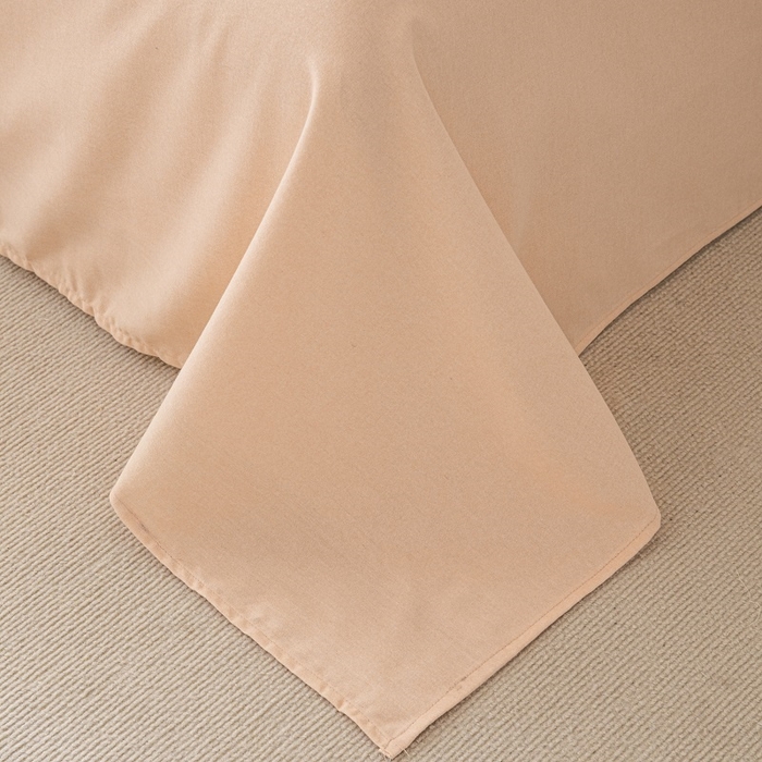 91家纺网 家纺一手货源 找家纺 涵宸家纺 棉磨毛-纯色织标-四件套（含单品） 浅绿+粉