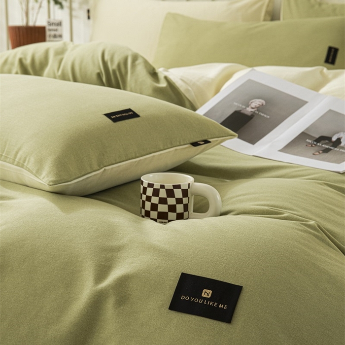 91家纺网 家纺一手货源 找家纺 （总）涵宸家纺 棉磨毛-纯色织标-四件套（含单品）