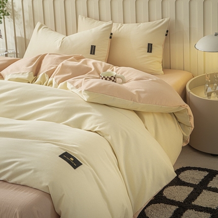 91家纺网 家纺一手货源 找家纺 （总）涵宸家纺 棉磨毛-纯色织标-单被套