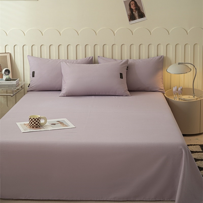 91家纺网 家纺一手货源 找家纺 涵宸家纺 棉磨毛-纯色织标-单枕套 单枕套-烟紫