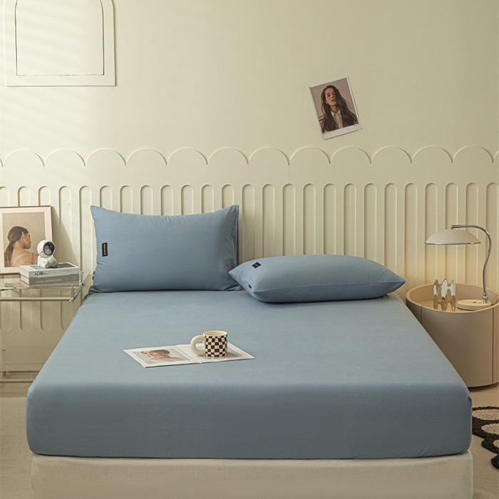 91家纺网 家纺一手货源 找家纺 涵宸家纺 棉磨毛-纯色织标-单床笠 单床笠-丈兰