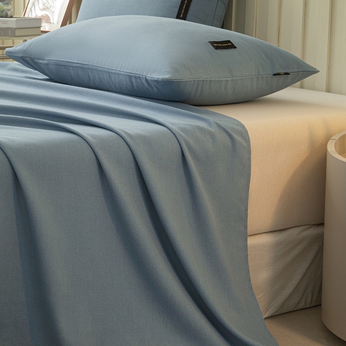 91家纺网 家纺一手货源 找家纺 涵宸家纺 棉磨毛-纯色织标-单枕套 单枕套-丈兰