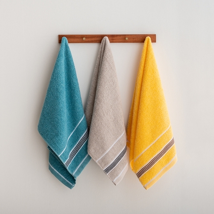 91家纺网 家纺一手货源 找家纺 （总）彩虹毛巾 2023新款全棉简约时尚毛巾纯棉毛巾条纹毛巾擦脸毛巾简约风手巾
