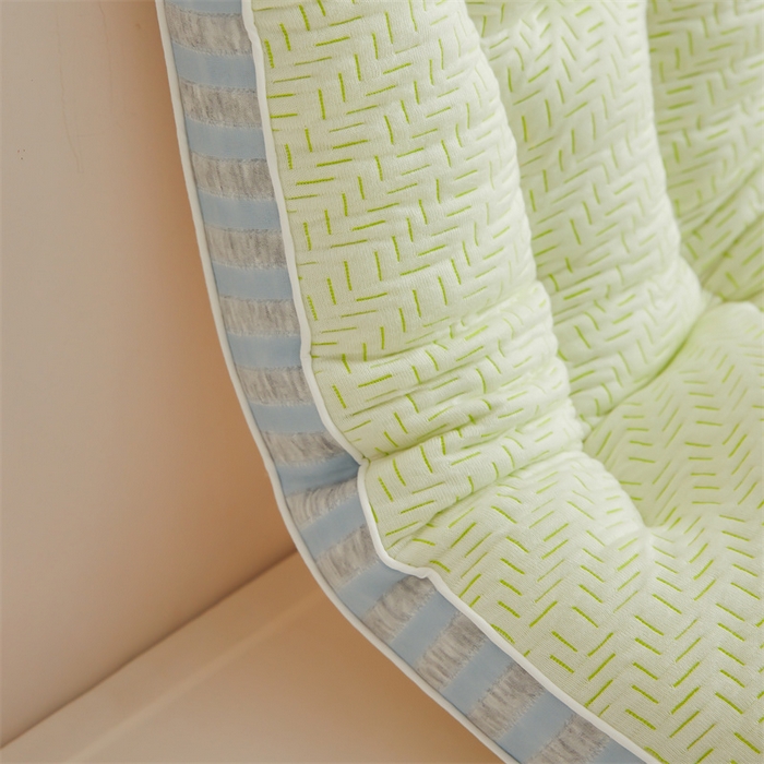 91家纺网 家纺一手货源 找家纺 纽乐家纺 2023新款竹纤维枕 竹纤维五分区SPA枕-蓝色48*74cm/只