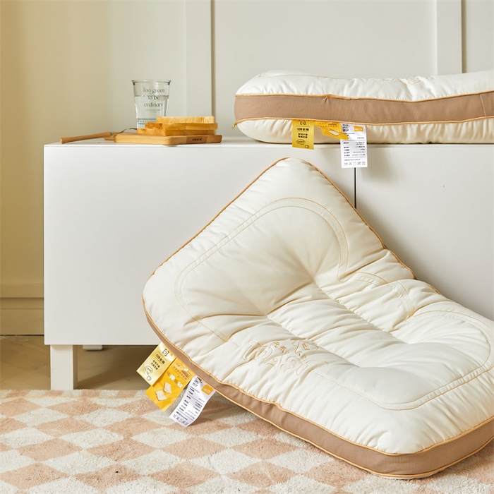 91家纺网 家纺一手货源 找家纺 纽乐家纺 2023新款奶香吐司枕 奶香吐司枕（舒适款-白色）48*74cm/只