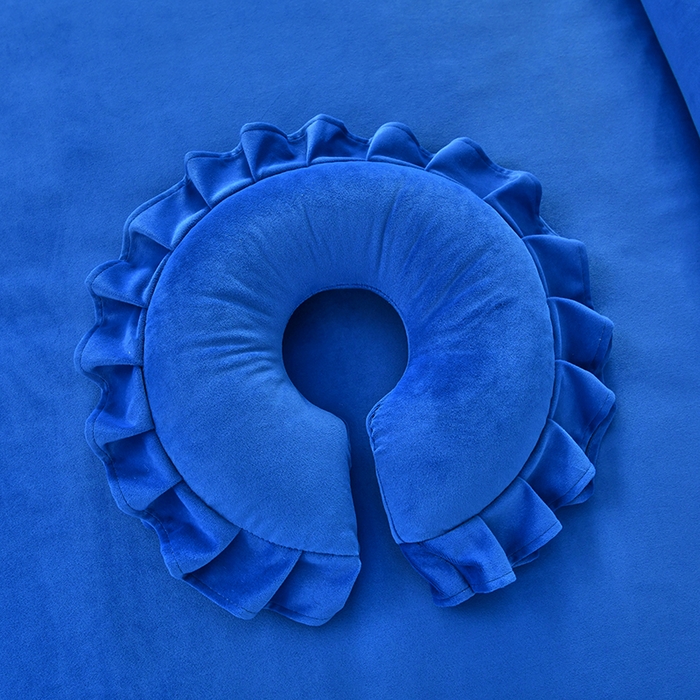 91家纺网 家纺一手货源 找家纺 莉人坊 2023新款磨砂绒流苏按摩床罩 洱海