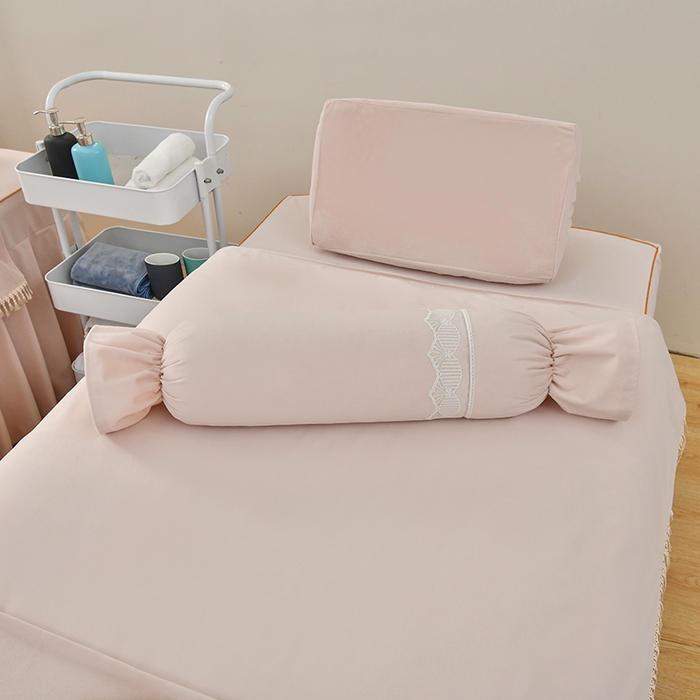 91家纺网 家纺一手货源 找家纺 莉人坊 2023新款磨砂绒流苏按摩床罩 婷玉