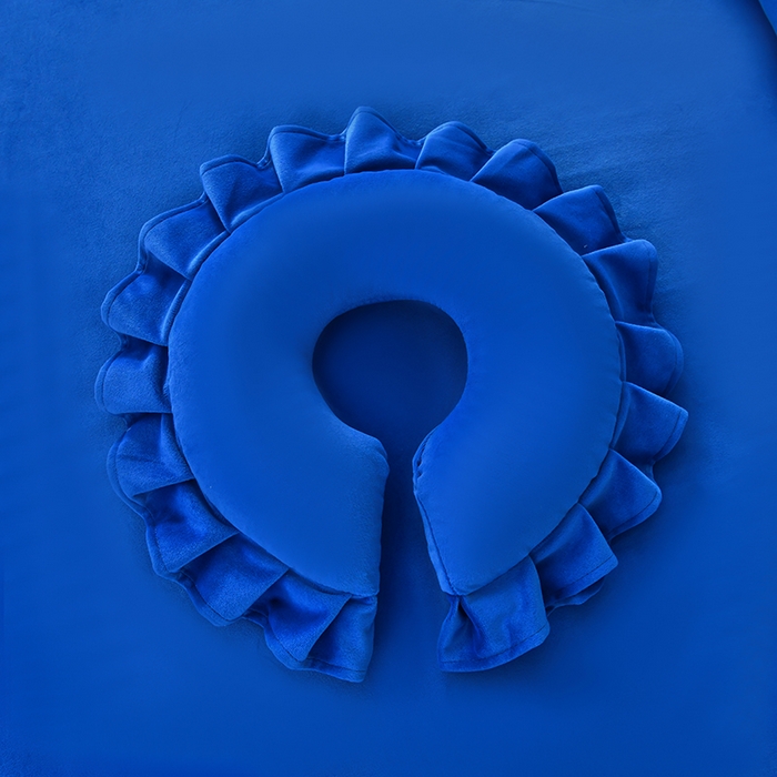 91家纺网 家纺一手货源 找家纺 莉人坊 2023新款磨砂绒花边按摩床罩 洱海