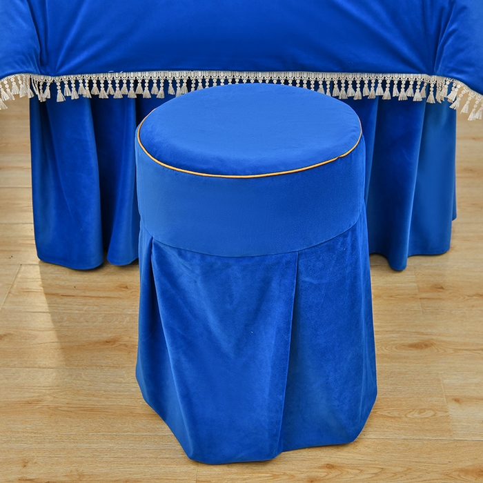 91家纺网 家纺一手货源 找家纺 莉人坊 2023新款磨砂绒流苏按摩床罩 洱海