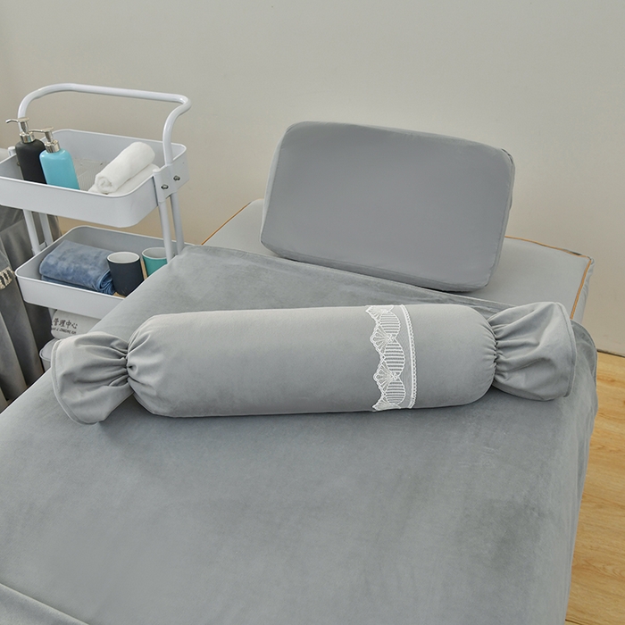 91家纺网 家纺一手货源 找家纺 莉人坊 2023新款磨砂绒流苏按摩床罩 冰岛