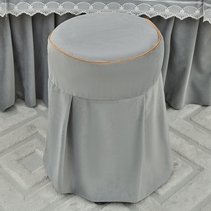 91家纺网 家纺一手货源 找家纺 莉人坊 2023新款磨砂绒花边按摩床罩 冰岛