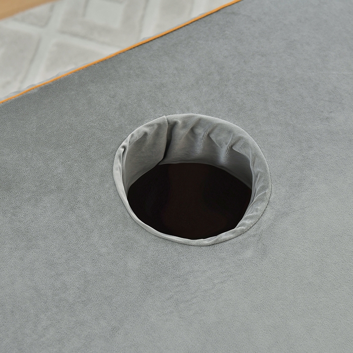 91家纺网 家纺一手货源 找家纺 莉人坊 2023新款磨砂绒花边按摩床罩 冰岛