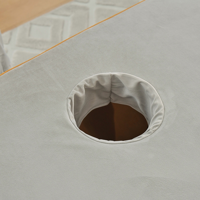 91家纺网 家纺一手货源 找家纺 莉人坊 2023新款磨砂绒花边按摩床罩 冰雨