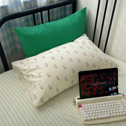 91家纺网 家纺一手货源 找家纺 （总）蜜宿 2024新款全棉水洗棉印花枕套