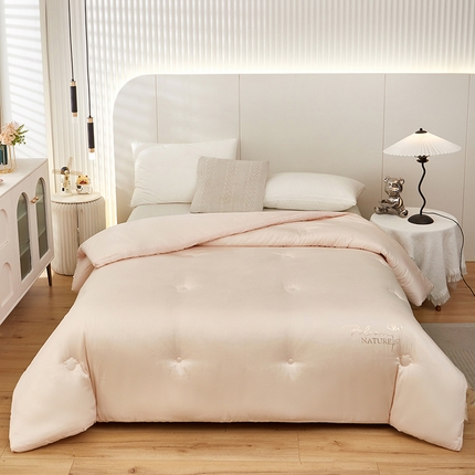 91家纺网 家纺一手货源 找家纺 （总）风蝴蝶 2025羊绒蛋白抗菌大豆纤维被立体加厚保暖春秋被冬被芯