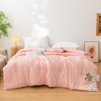 91家纺网 家纺一手货源 找家纺 （总）2025新款艾草清香被大豆纤维被活动礼品被冬被春秋被