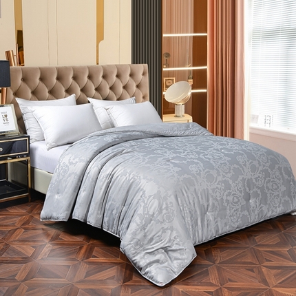 91家纺网 家纺一手货源 找家纺 茧月 2022新款A类莫代尔蚕丝被子 百分百桑蚕丝填充 有质检报告 含衬