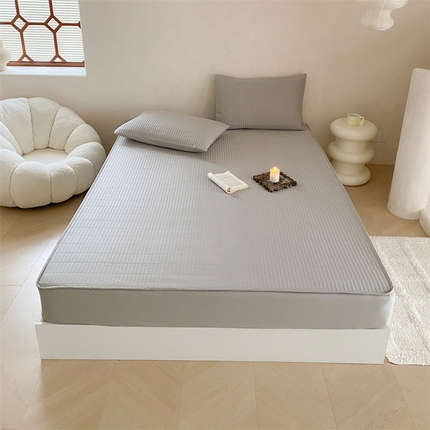 91家纺网 家纺一手货源 找家纺 （总）三味舒屋 2024新款经典条纹床笠