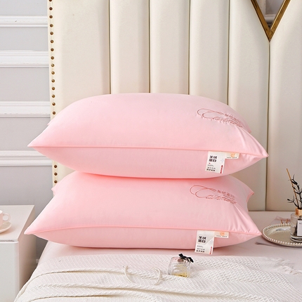 糖果枕芯 2023新款羊绒蛋白枕芯枕头 羊绒蛋白粉色800克48x74cm