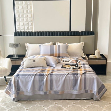 91家纺网 家纺一手货源 找家纺 （总）娇逸家居 2025新款天丝莫代尔镂空花边印花夏被夏凉被