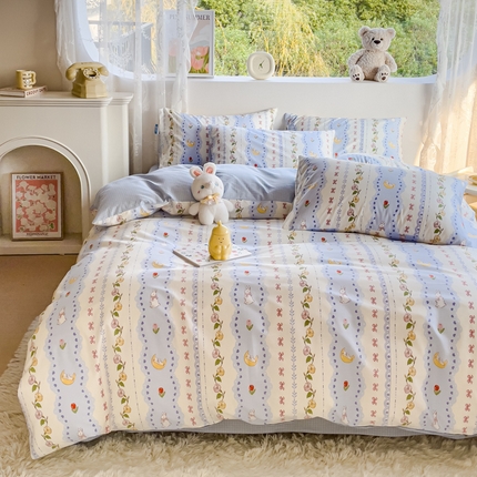 91家纺网 家纺一手货源 找家纺 （总）金鑫汇 2022新款喷气全棉被套