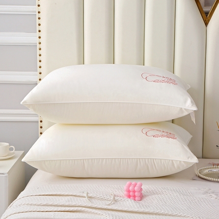 91家纺网 家纺一手货源 找家纺 糖果枕芯 2023新款羊绒蛋白枕芯枕头 羊绒蛋白黄色800克48x74cm