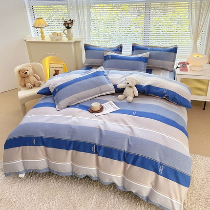 91家纺网 家纺一手货源 找家纺 佑泽家纺 2025新款直播爆款高克重植物羊绒单被套 时尚之都