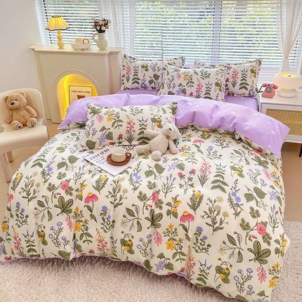 91家纺网 家纺一手货源 找家纺 （总）佑泽家纺 2025新款直播爆款高克重植物羊绒单被套