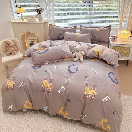 91家纺网 家纺一手货源 找家纺 （总）佑泽家纺 2025新款直播爆款高克重植物羊绒单被套