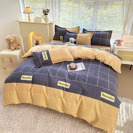 91家纺网 家纺一手货源 找家纺 （总）2025新款直播爆款高克重植物羊绒四件套